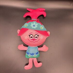 Dreamworks Trolls World Tour Poppy Character Bath Sponge Scrubby 13.5"‎ Doll